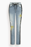 Hellessy Glenn Jeans in Medium Wash/Black