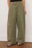 Apiece Apart Cropped Cybil Trouser in Thyme