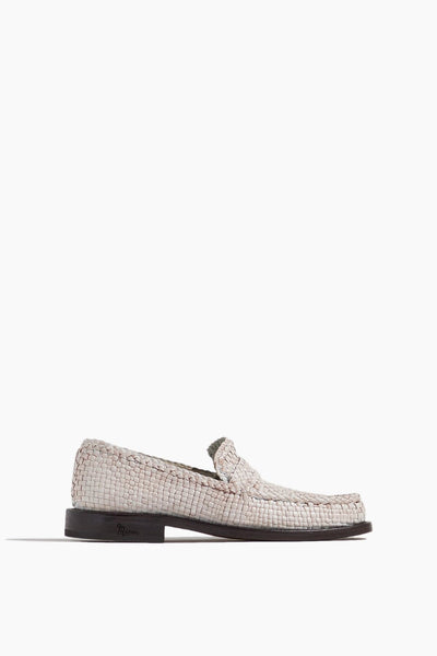 Bambi Mocassin Loafer in Lily White