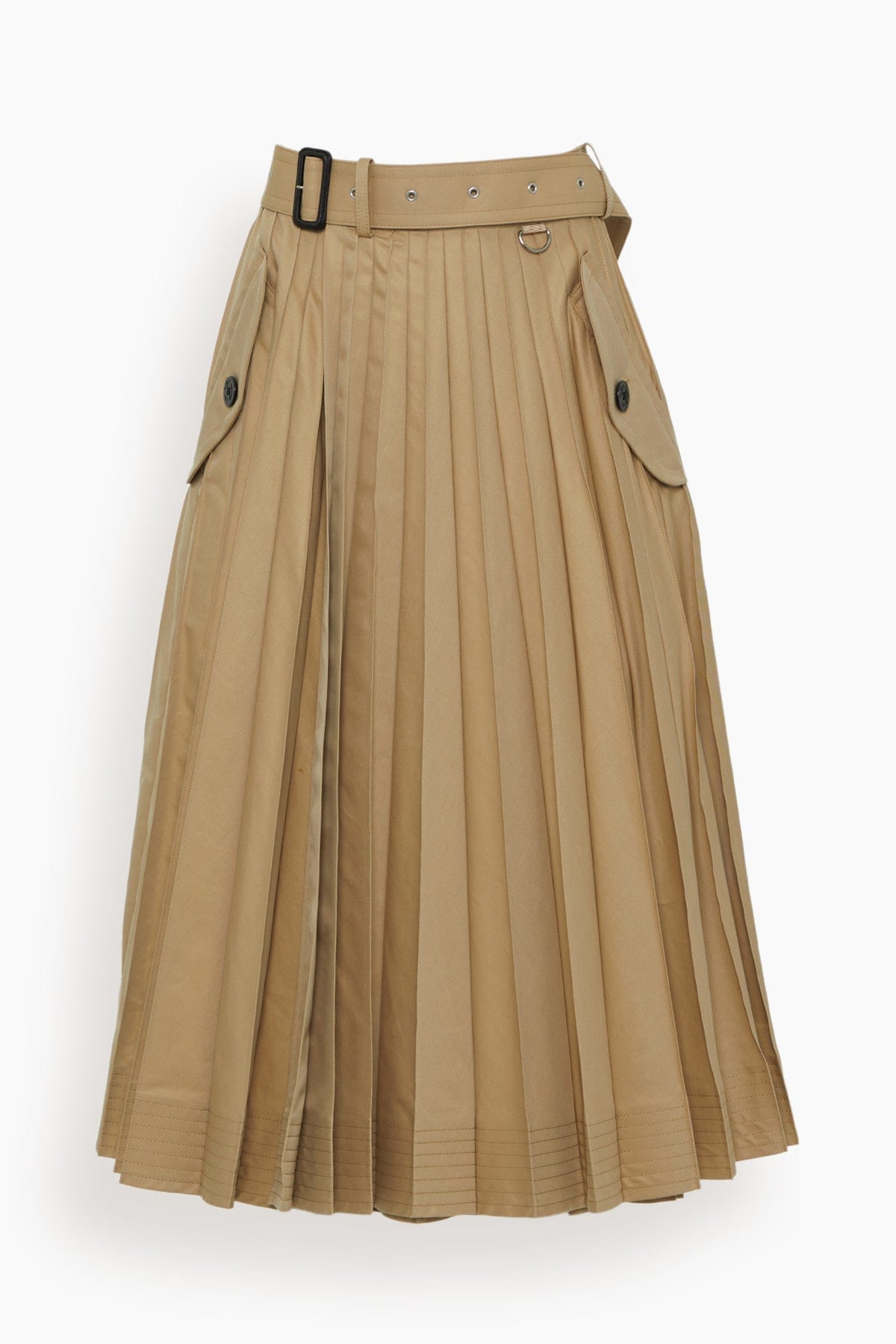 【sacai】Cotton Gabardine Skirt Sacai Cotton Gabardine Skirt in Beige – Hampden Clothing