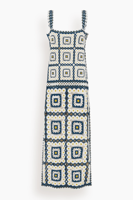Dolly Midi Dress in Cream