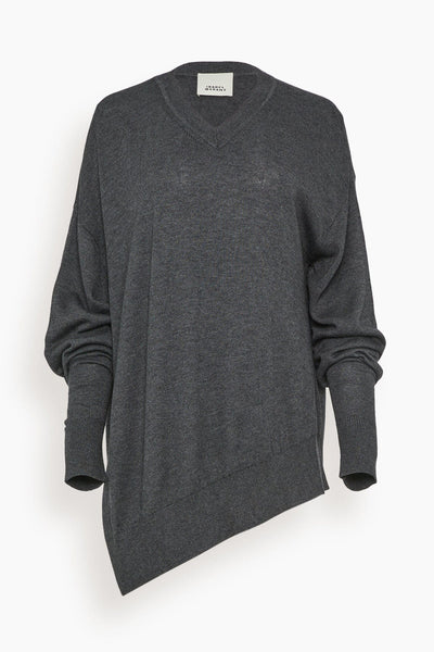 Grace Top in Anthracite