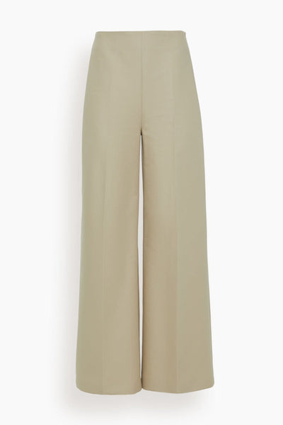 Palazzo Leg Shaped Trousers in Sand