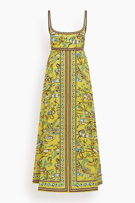 Fish Sticks Sundress in Yellow
