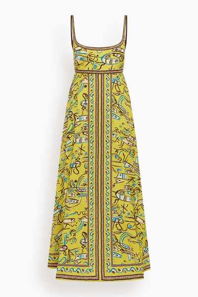 Fish Sticks Sundress in Yellow