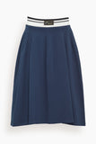 Marni High Waisted Midi Skirt in Ink