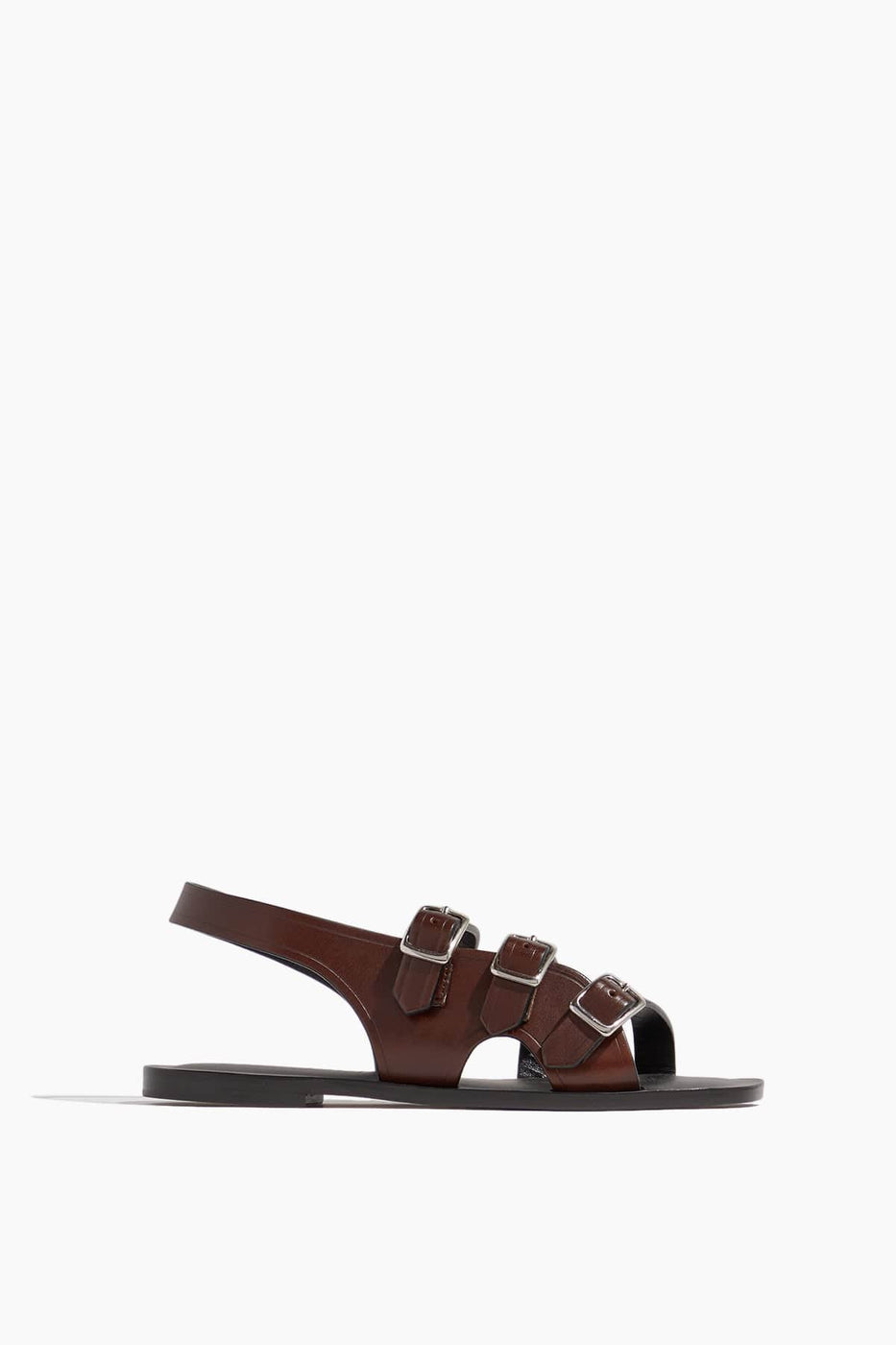 Rachel Comey Strappy Flat Sandals Sawyer Sandal in Dark Brown Rachel Comey Sawyer Sandal in Dark Brown