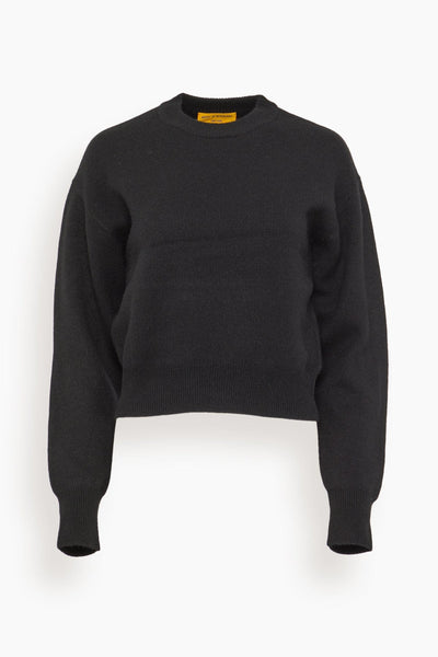 Collegiate Crew in Black