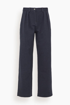 Tristan Knit Pant in Ink Melange