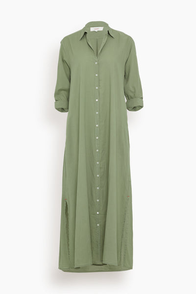Boden Dress in Green Army