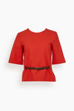 Amir Taghi Laurie Top in Coral