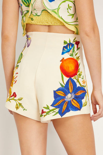 Alemais Shorts Flores High Waisted Short in Multi Alemais Flores High Waisted Short in Multi