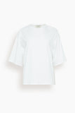 Loulou de Saison Osis Boxy T-Shirt in White