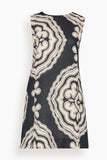 Lemlem Persinna Shift Dress in Niku Black