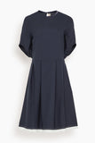 Marni Short Sleeve Dress in Blue/Black