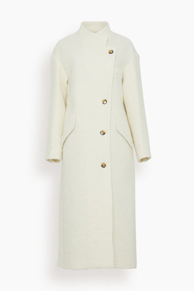 Etoile Isabel Marant Coats Sabine Coat in Ecru