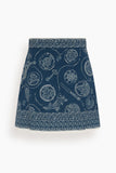 Alemais Lucky Mini Skirt in Blue
