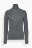 A.Emery Wynter Top in Mid Grey Melange
