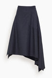 JW Anderson Skirts Panelled Square Hem Skirt in Navy