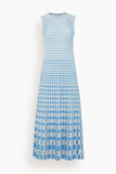 Simkhai Casual Dresses Zelma Maxi Dress in Blue Hydrangea Multi Zelma Maxi Dress in Blue Hydrangea Multi