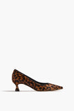 Marion Parke Flared Kitten Heel Pump in Leopard