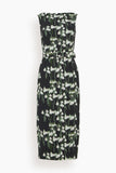 Bernadette Cocktail Dresses Lucille Midi Dress in Snowdrop Black Bernadette Lucille Midi Dress in Snowdrop Black