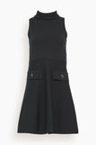 Dorothee Schumacher Sharp Ambition Dress in Pure Black