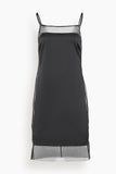 Kiki De Montparnasse Maxim Mini Slip Dress in Black
