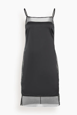 Maxim Mini Slip Dress in Black