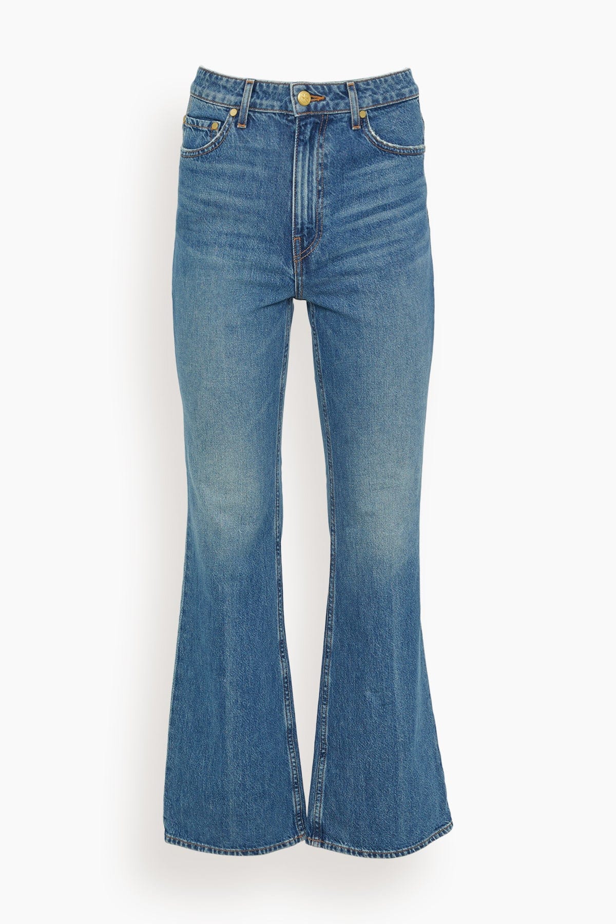 Ulla Johnson Jeans The Martine Jean in Danube Medium Indigo Wash Ulla Johnson The Martine Jean in Danube Medium Indigo Wash