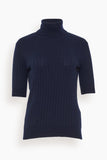 Lisa Yang Sweaters Beca Sweater in Navy