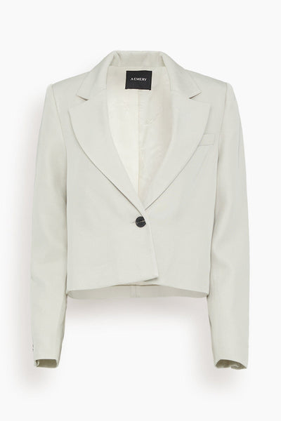 Adys Crop Blazer in Oyster