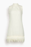 Staud Albee Mini Dress in Ivory
