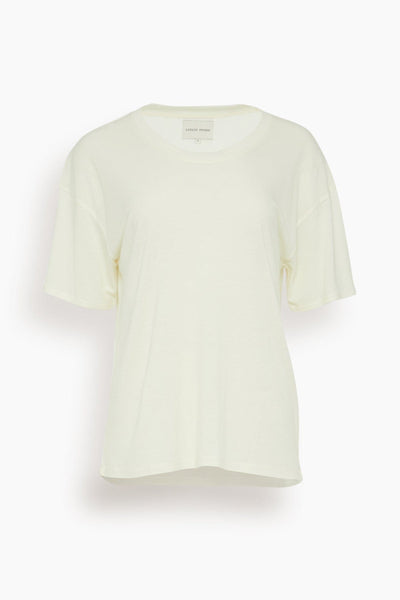 Short Sleeved T-Shirt in Ivory