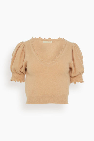 Polline Top in Camel