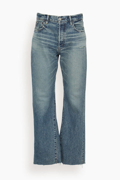 Moussy Ridgemont Straight Cut Jean in Blue – Hampden Clothing