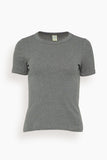 Flore Flore Car Tee in Melee Grey
