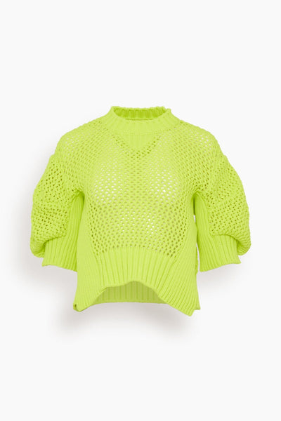 Knit Pullover in Yellow