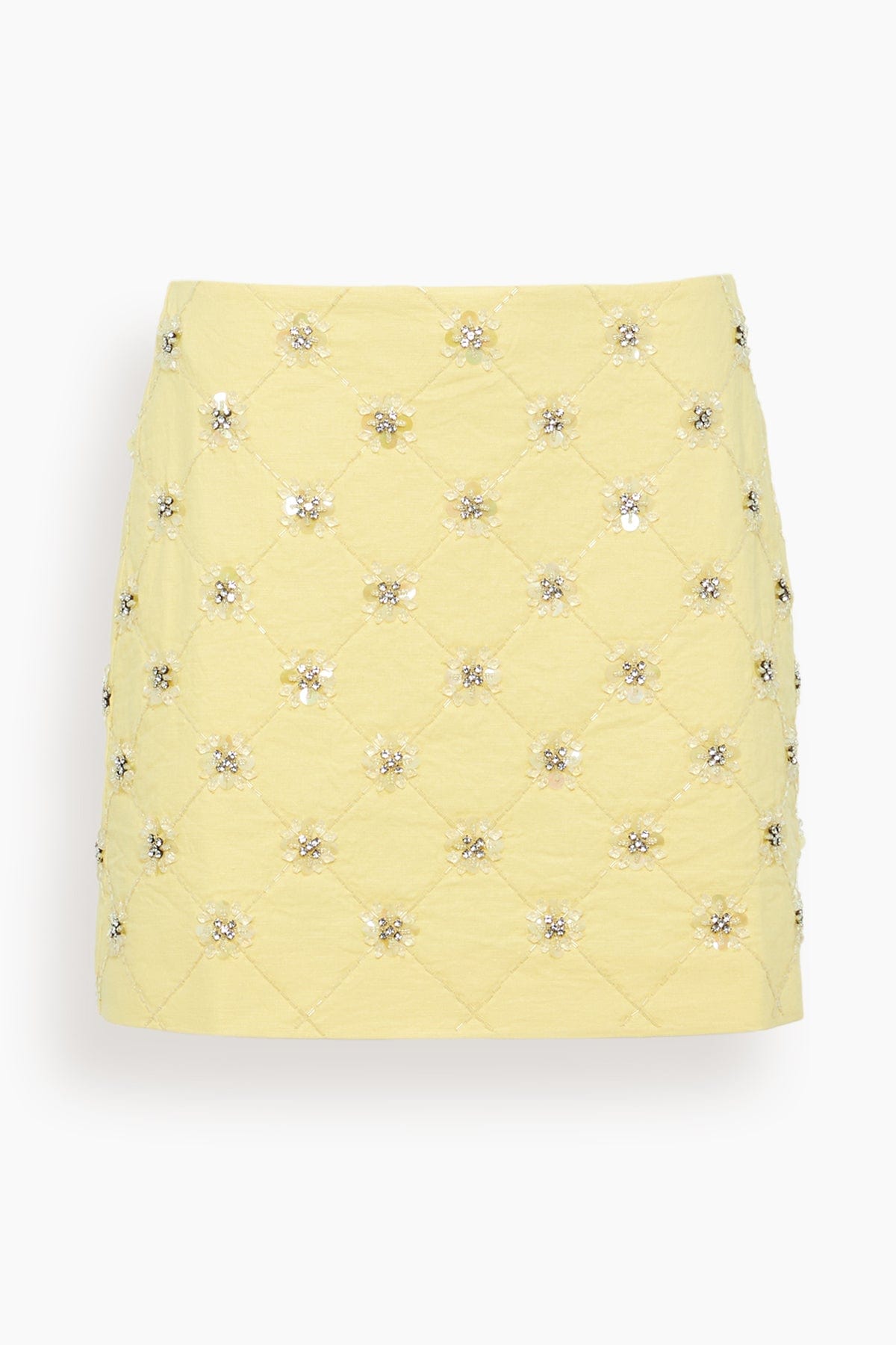 Tanya Taylor Skirts Ari Skirt in Lemon Meringue Ari Skirt in Lemon Meringue