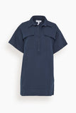 Apiece Apart Stefana Shift Dress in Navy