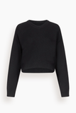 Loulou de Saison Anzor V-Neck Sweater in Black