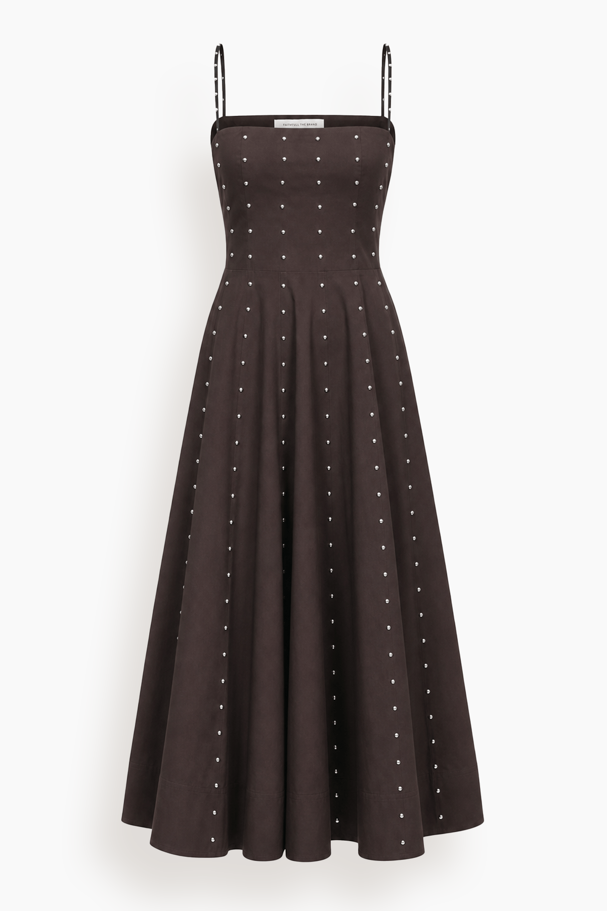 STAUD, Wylie Dress in Earth Studs, Size 12