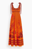 Alemais Boathouse Ballet Sundress in Orange