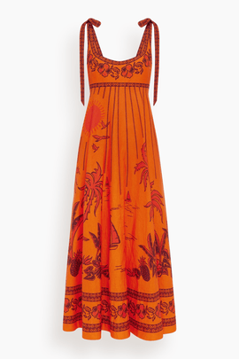Boathouse Ballet Sundress in Orange