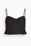 Hunter Bell Chrissy Top in Black