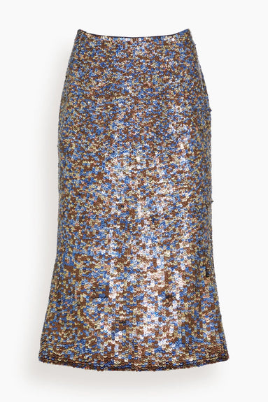 Dries Van Noten Skirts Sibyl Skirt in Multi Dries Van Noten Sibyl Skirt in Multi