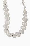 Lizzie Fortunato Necklaces Silver Moon Collar in Clear Lizzie Fortunato Silver Moon Collar in Clear