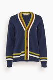 Marni Wool Cardigan in Ultramarine