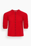 Hellessy Axen Cardigan in Rouge