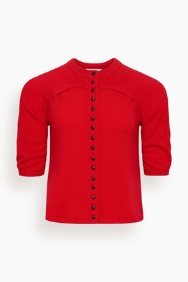Axen Cardigan in Rouge